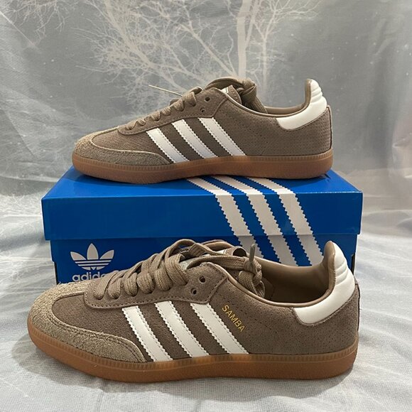 Adidas Brown Lace-Up Sneakers - Picture 5 of 5